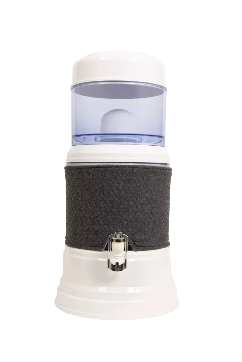 Pack EVA BEP 7 L – Cuve inférieure en verre et housse gris foncé-gris clair