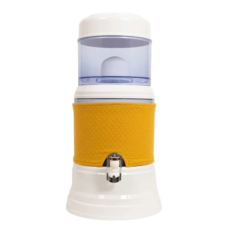 Pack EVA BEP 7 L – Cuve inférieure en verre et housse jaune-gris clair