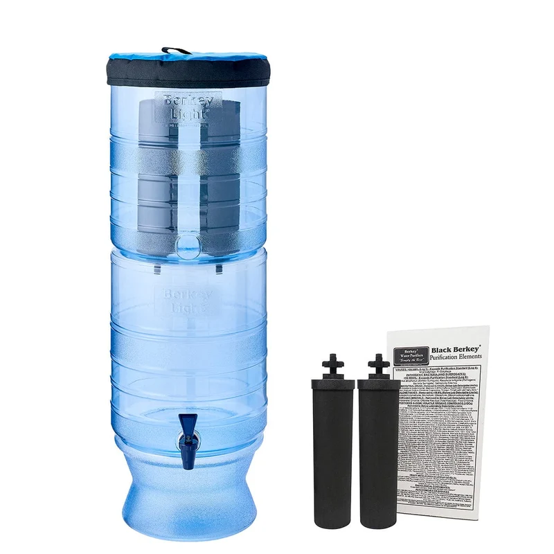 Berkey Light 10,4 L – 2 filtres Black Berkey