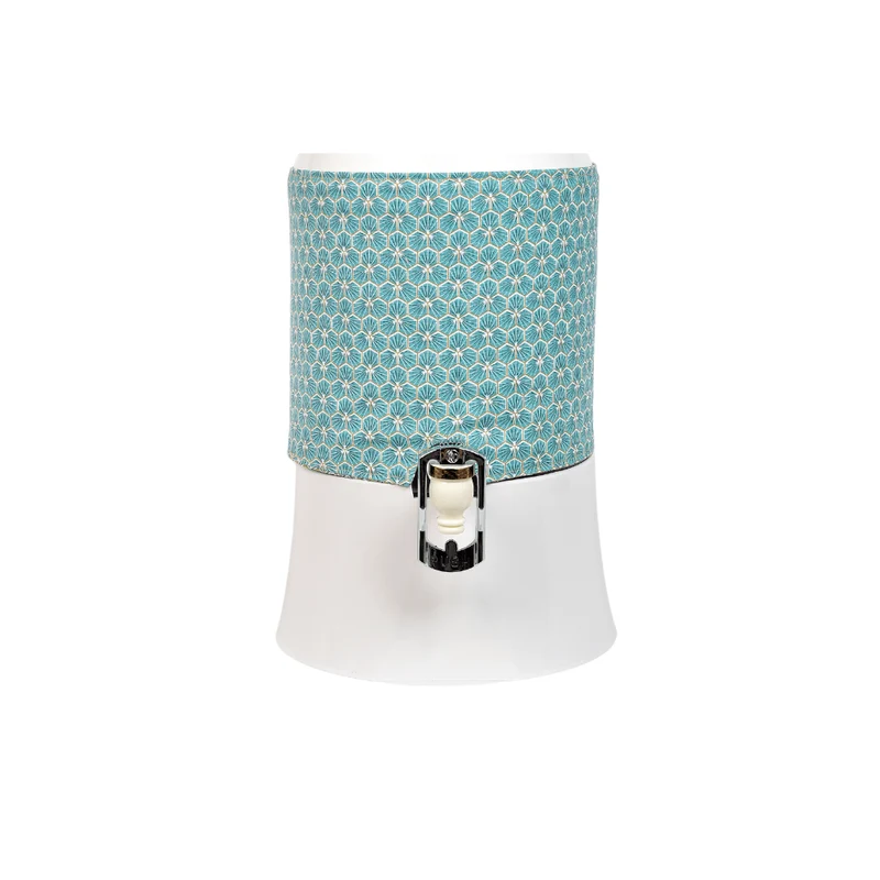 Housse de cuve inférieure EVA 7 L plastique – Turquoise et doré