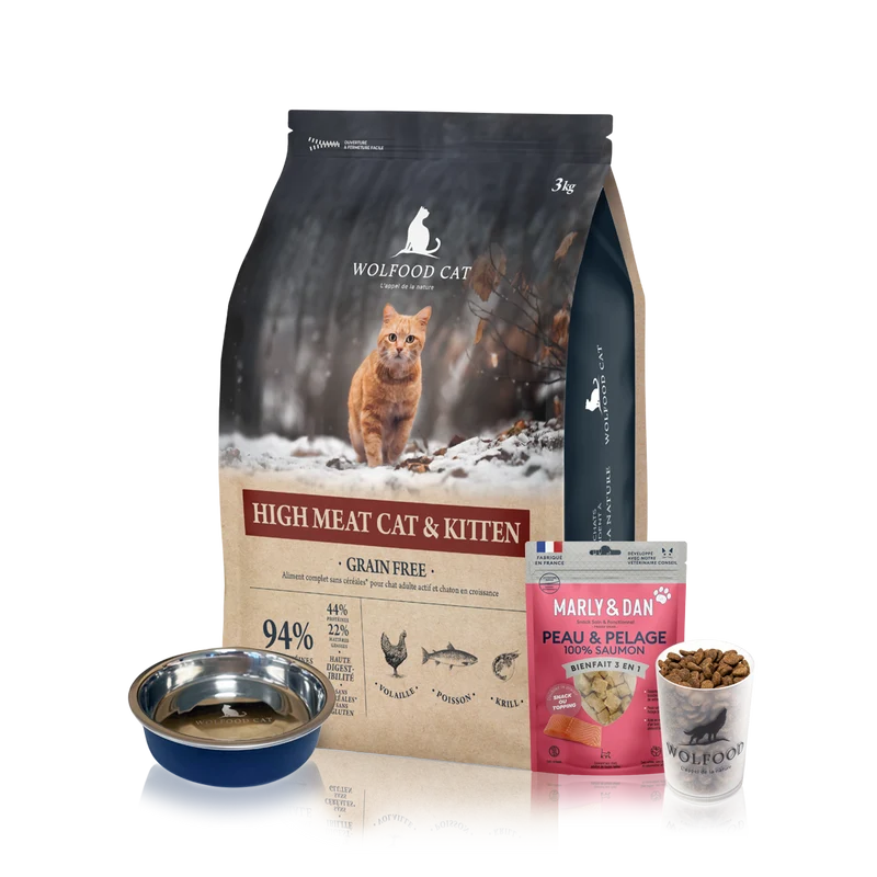 Kit Chaton Wolfood High Meat Cat & Kitten