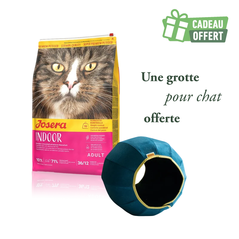 Indoor 10 kg + 1 grotte offerte
