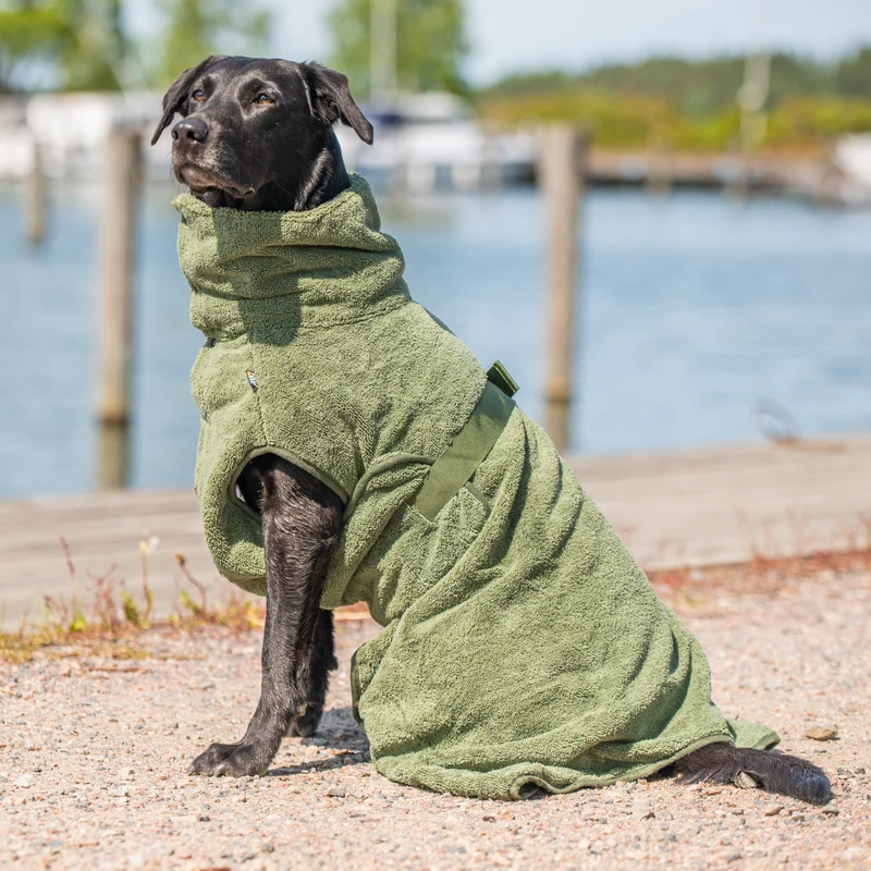 Peignoir pour chien très absorbant