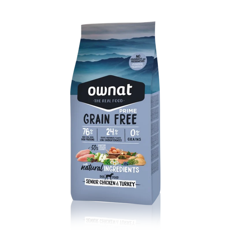 PRIME GRAIN FREE SENIOR CHICKEN & TURKEY