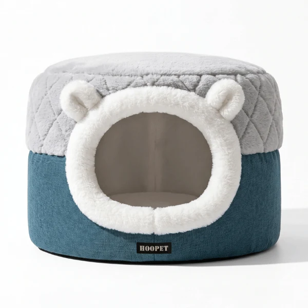 Cachette chat - Ultra douce transformable en panier chat - FlexFlip™
