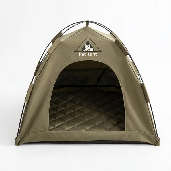 Tente pour chaton - Pliable en tissu respirant et tapis - CatCamp™