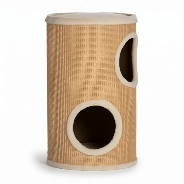 Niches pour chat - 2 cachettes couchage en sisal griffoir - CocoNéo™