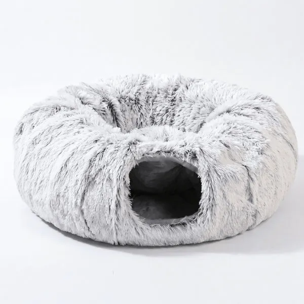 Maisons pour chats - Tunnel de jeu modulable et coussin - LoopTwist™