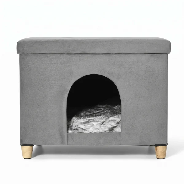 Niche à chat - Tabouret design avec coussin moelleux - OttoNest™