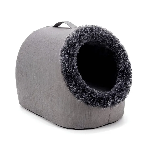 Niche pour chaton - Auto chauffante peluche fourrure douce - KittyCat™