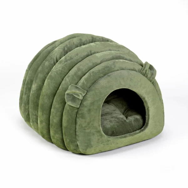 Niche chat - Grotte apaisante en cocon de velours - CocoonCat™