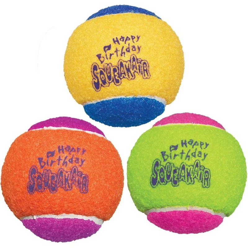 Hundespielzeug KONG® Squeakair® Birthday Balls