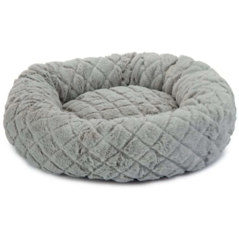 Beeztees Panier pour Chat Levisa Peluche Gris