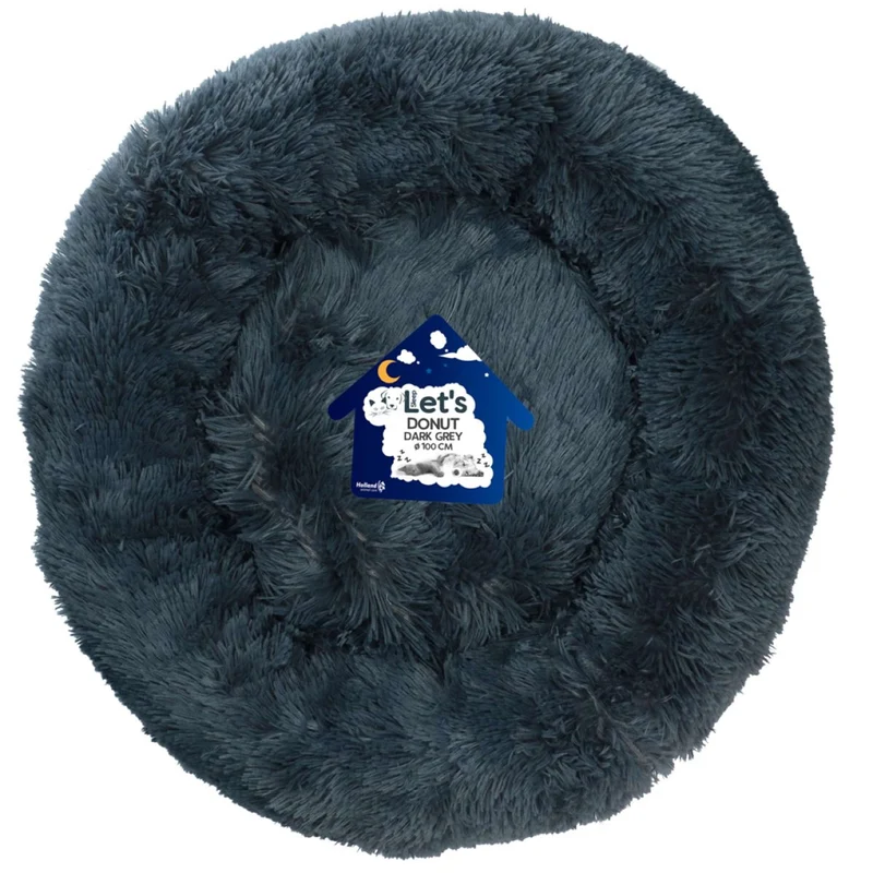 Let's Sleep Donut Gris foncé