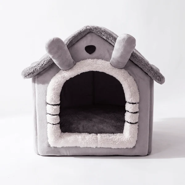 Maison chat - Grand confort ultra doux velours anti stress - LuxHut™