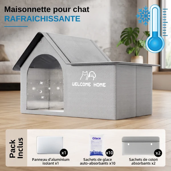 Maisonnettes pour chats - Rafraîchissantes et Isolées - CoolNest™