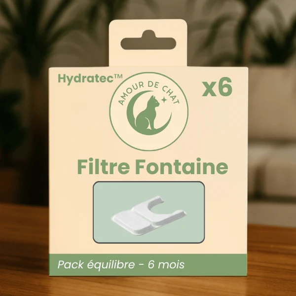 Filtre fontaine chat - Eau pure - Hydratec™