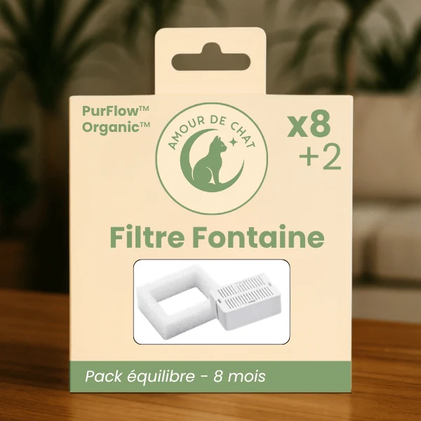 Filtre fontaine chat - Santé urinaire & rénale - PurFlow™ Organic™
