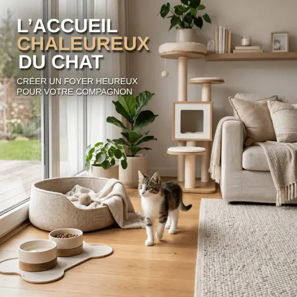 Accueillir un chat : guide pour créer un foyer heureux - Ebook 8 pages