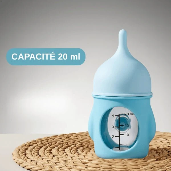 Chatons biberon - Valve anti étouffement & gradué - TinyFeed Pro™