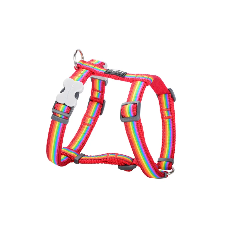 Harnais pour Chien Red Dingo Rainbow 25-39 cm Multicouleur