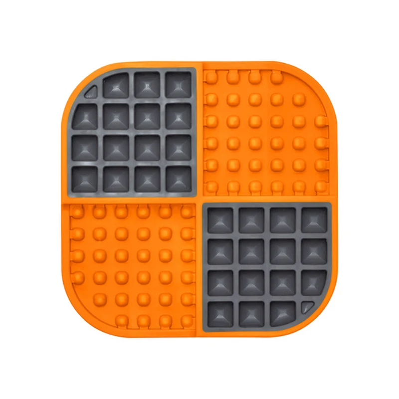 Mangeoire pour chiens Lickimat Dog Slomo Orange polypropylène TPR