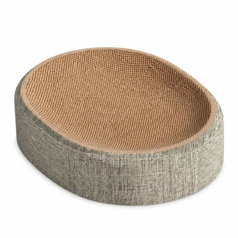Griffoir Chat Rond en Sisal Tressé