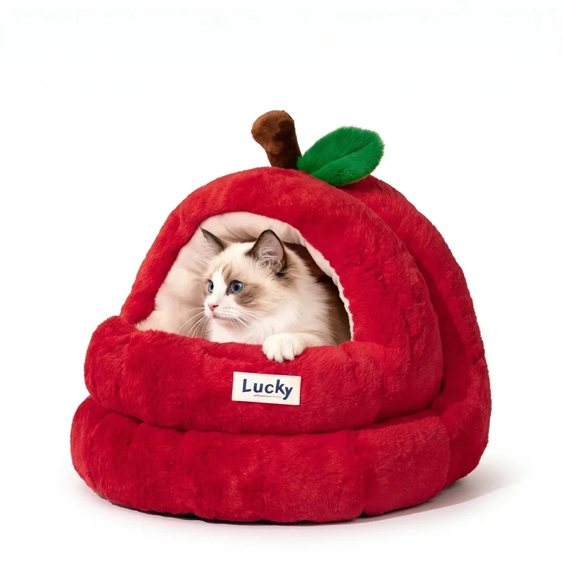 Niche Pomme Rouge pour Chat