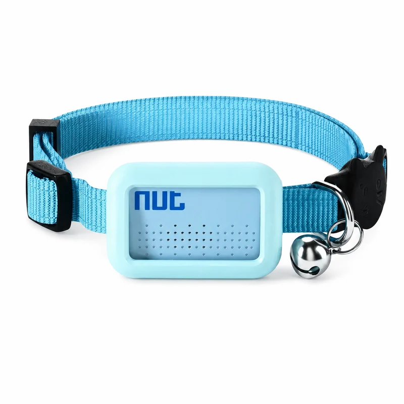 Collier GPS Chat en Nylon avec une Clochette
