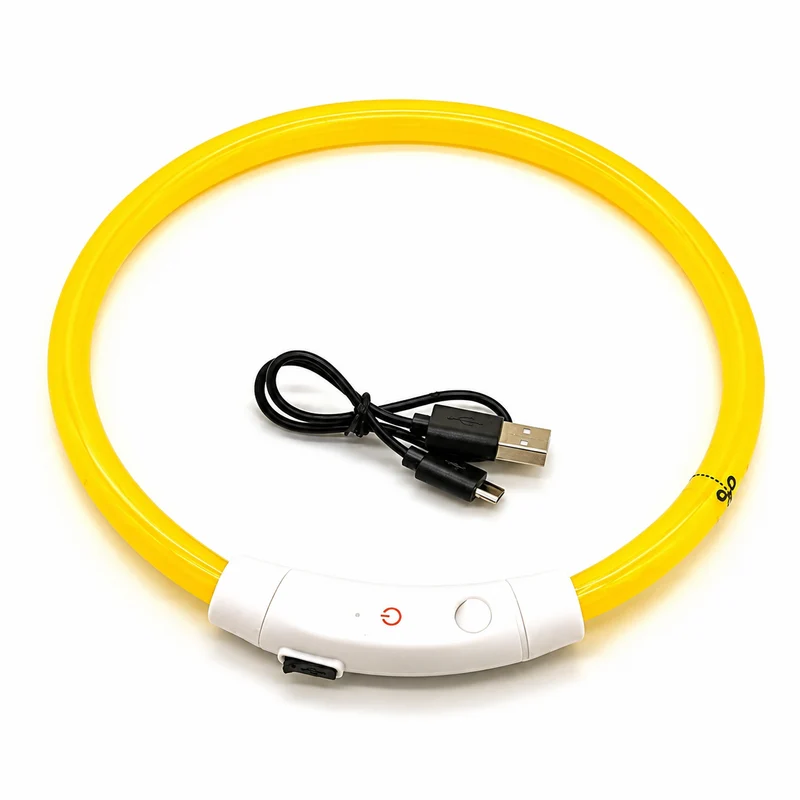 Collier Anti Fugue Lumineux à LED Rechargeable