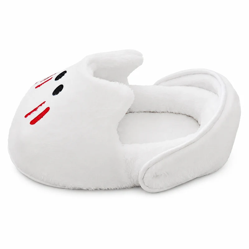 Niche pour Chat Blanche Design de Pantoufle