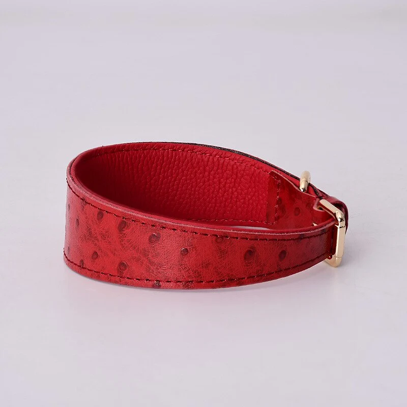 Leather Dog Collar Fashion Solid Color Adjustable Dog Collar Suitable for Small Dogs Large Dogs Dog Collars