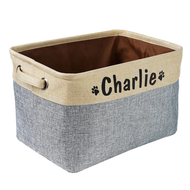 Panier à jouets personnalisé pour chien 1