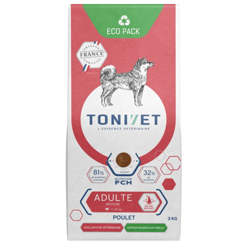 Tonivet adult medium chien