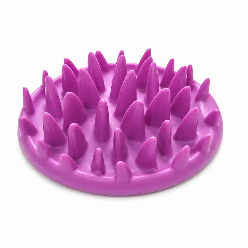 Gamelle Anti Glouton Chat Antidérapante en Plastique Dur