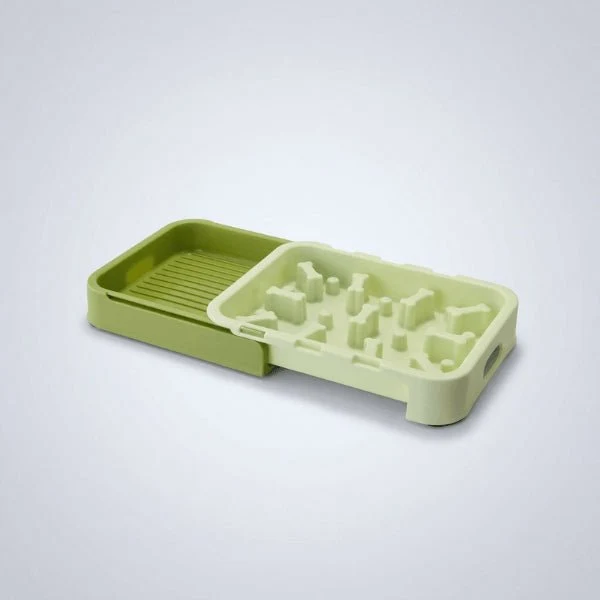 Gamelle anti glouton pour chat - Tiroir double fonction - SlideSlow™