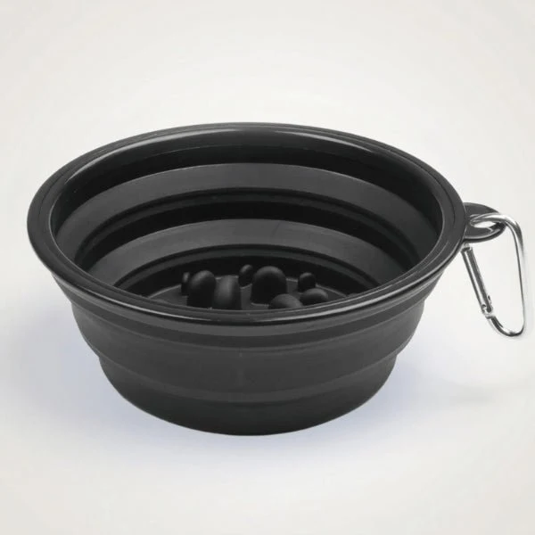 Gamelle chat glouton - Pliable compacte et voyage - TravelSlow™