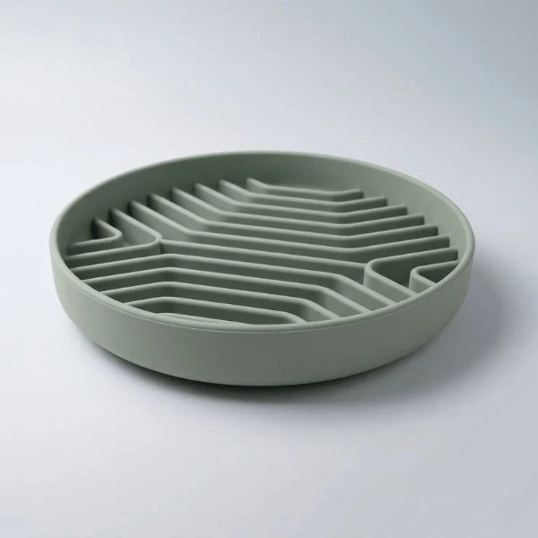 Gamelle anti gloutons chat - Anti vomissement durable - InstinctBowl™