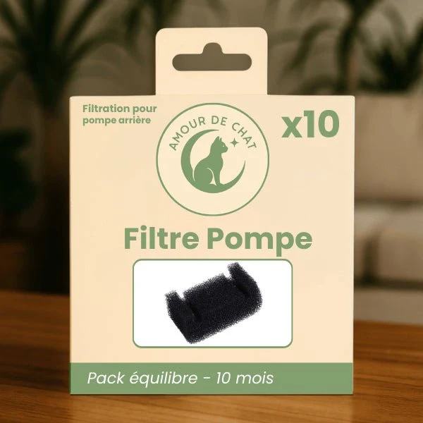 Filtre pour pompe fontaine à eau chat - arrière