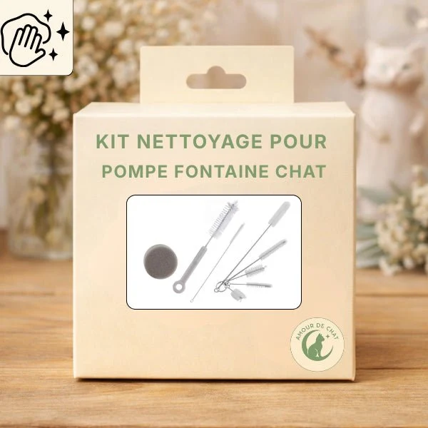 Kit nettoyage pour pompe fontaine à eau chat