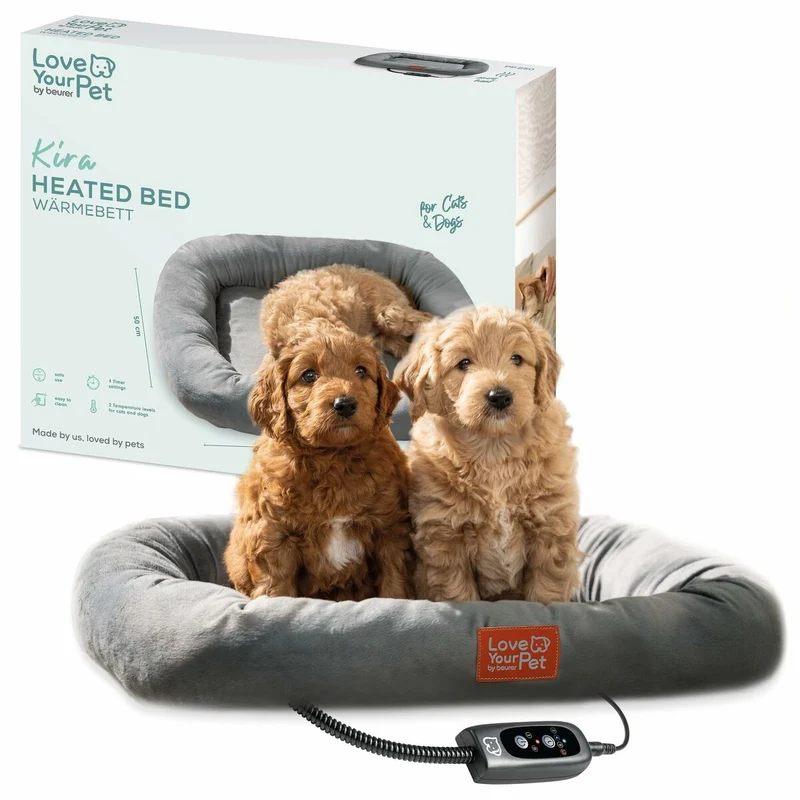 Lit électrique pour animaux de compagnie Beurer PP250 KIRA Gris