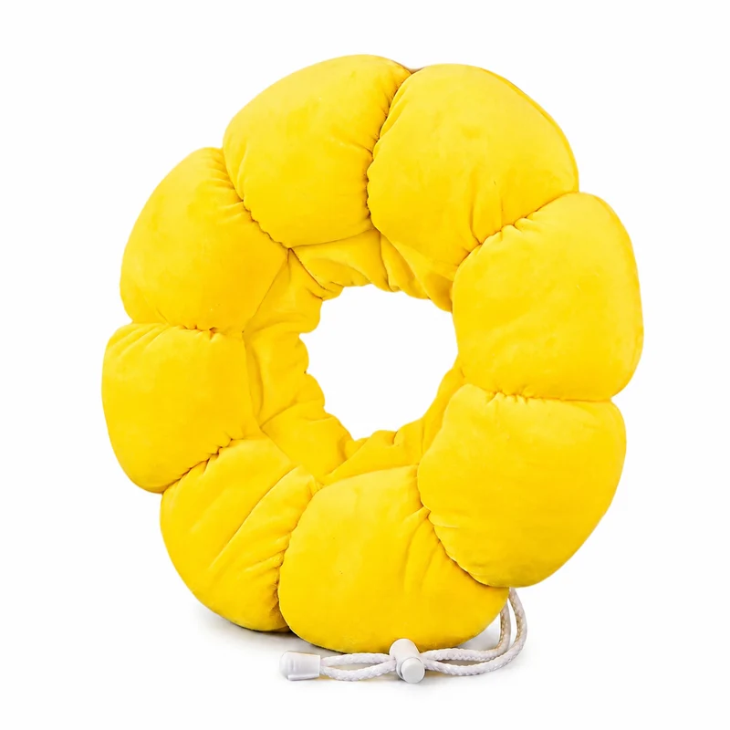 Collerette Chat Souple et Ajustable en Forme de Fleur