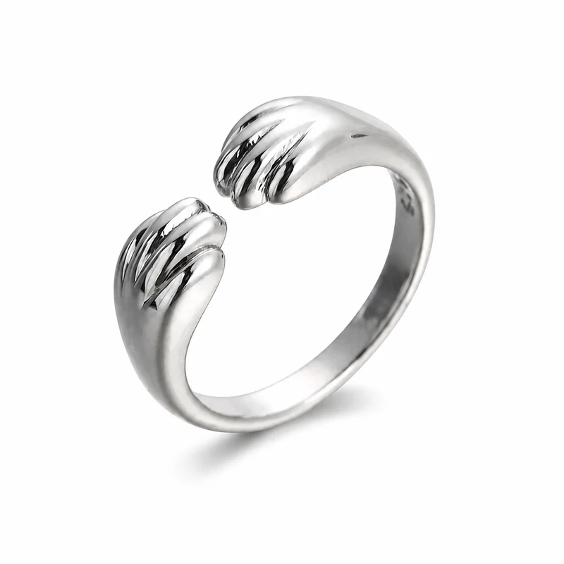 Bague Chat Ouverte et Réglable pour Femme