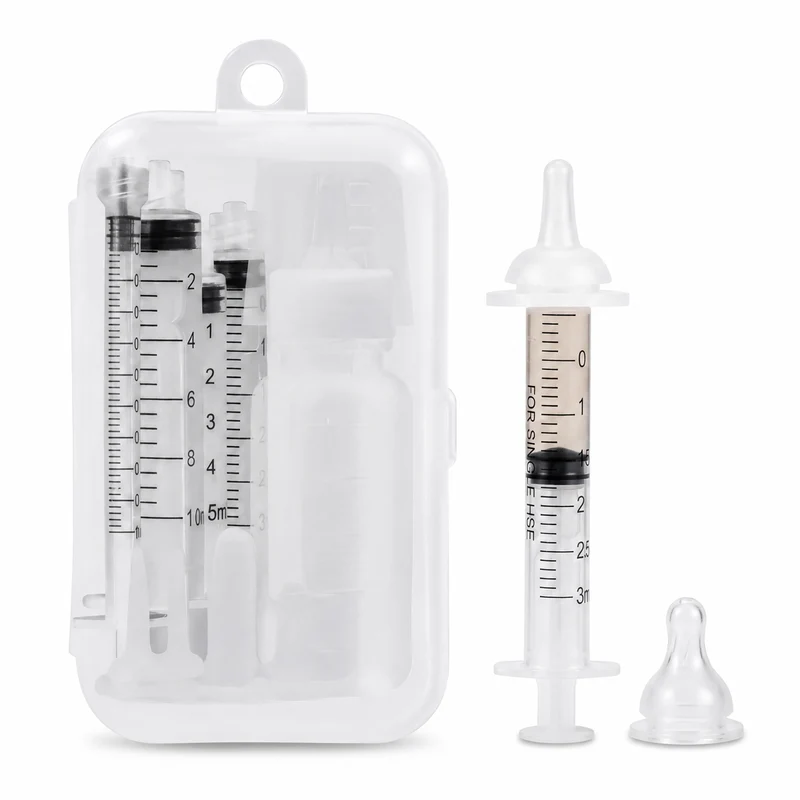 Kit Biberon Chaton en Forme de Seringue pour l'Allaitement