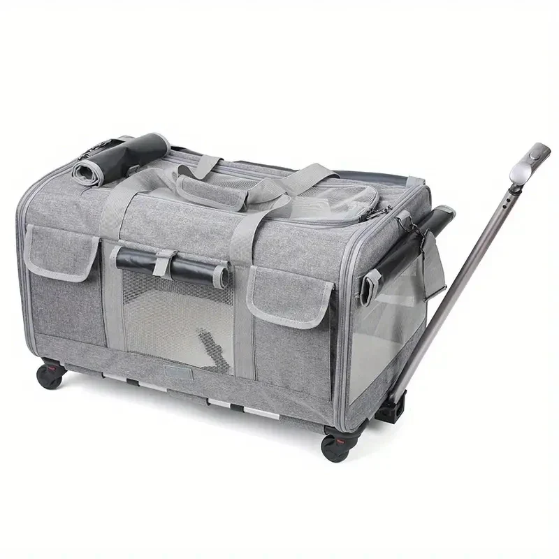 Sac de Voyage à Roulette pour Chien et Chat