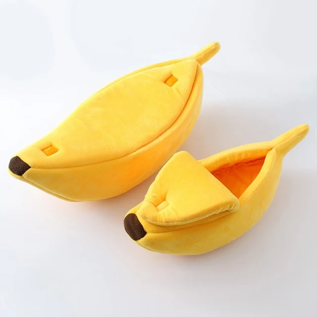 MOZI - Lit de Voyage Banane pour Chien et Chat