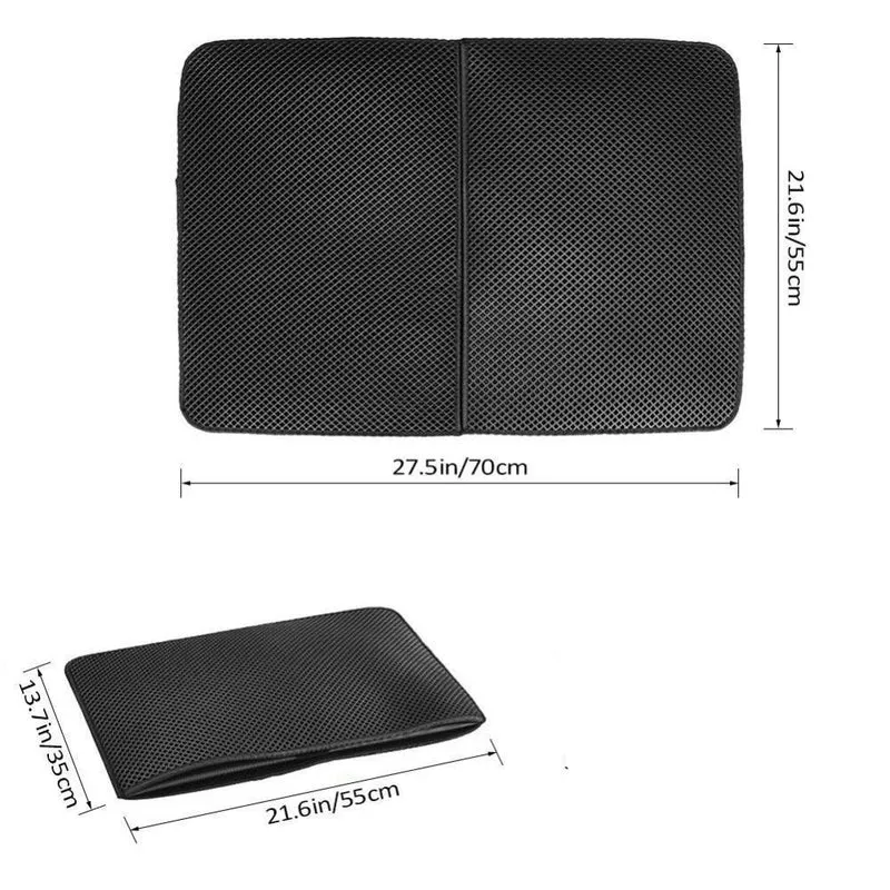 Tapis de Litière Double couche pour Chat