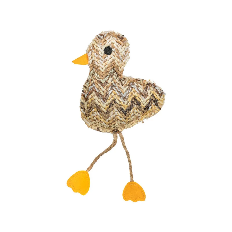 Jouet pour chats Trixie Canard Jaune Marron
