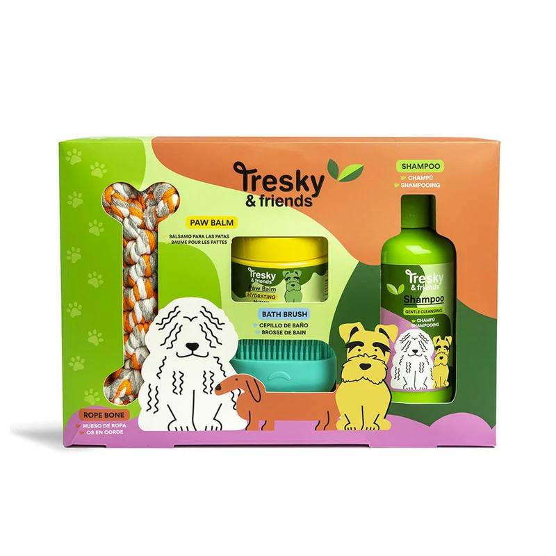 Lot d'hygiène Tresky & Friends 4 Pièces