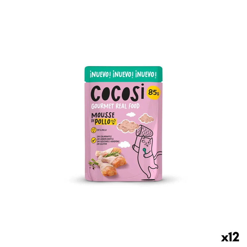 Aliments pour chat Cocosi Gourmet Real Food 80 g 12 Unités